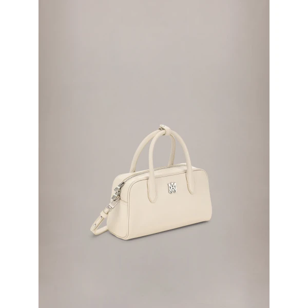 Amiri MA Bowling Bag in Alabaster, view 3 | Totes & Top-Handle Bags | Coveti