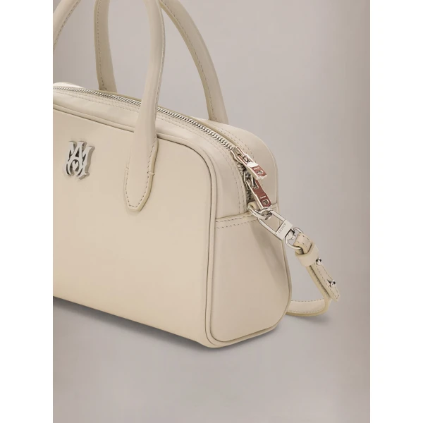 Amiri MA Bowling Bag in Alabaster, view 4 | Totes & Top-Handle Bags | Coveti