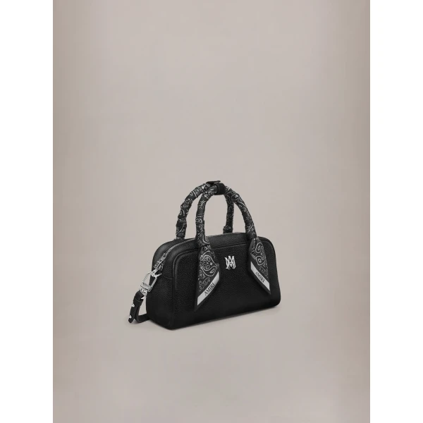 Amiri MA Bowling Bag in Black, view 3 | Totes & Top-Handle Bags | Coveti