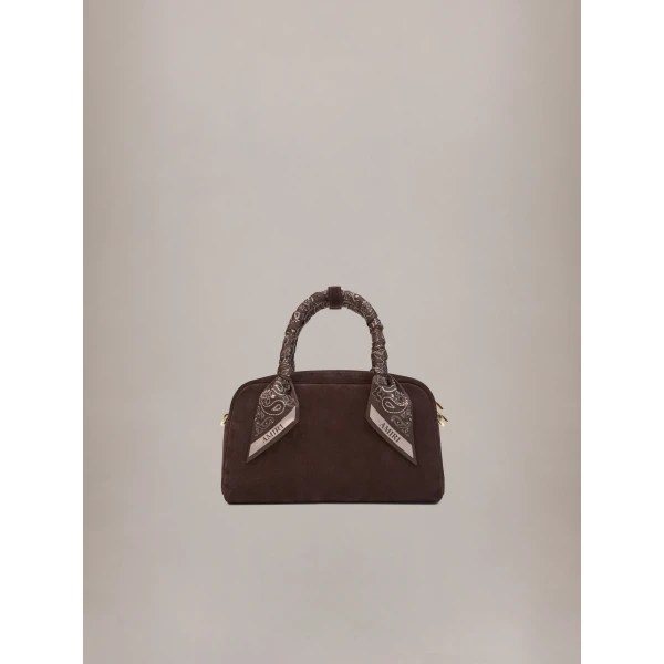 Amiri MA Bowling Bag in Dark Brown, view 2 | Totes & Top-Handle Bags | Coveti