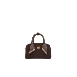 Amiri MA Bowling Bag in Dark Brown | Totes & Top-Handle Bags | Coveti