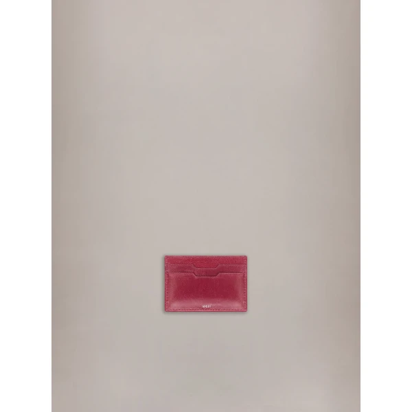 Amiri MA Card Holder in Red Rose, view 2 | Wallets & Purses | Coveti