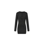 Amiri MA Hardware Mini Dress in Black | Mini Dresses | Coveti