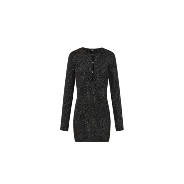 Amiri MA Hardware Mini Dress in Black | Mini Dresses | Coveti