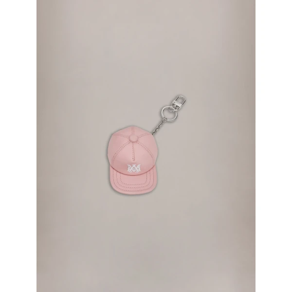 Amiri MA Hat Keychain in Pink, view 2 | Bag charms | Coveti