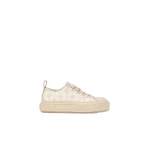 Amiri MA Quad Canvas Court Low Sneakers in Alabaster | Sneakers | Coveti
