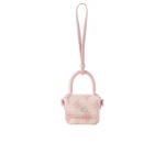 Amiri MA Quad Canvas MA Charm in Pink | Bag charms | Coveti