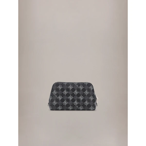 Amiri MA Quad Canvas Micro Cosmetic Bag in Black, view 2 | Wallets & Purses | Coveti