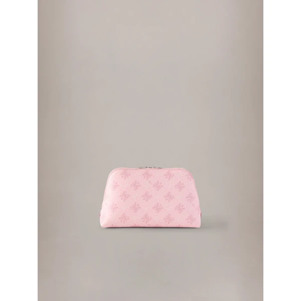 Amiri MA Quad Canvas Micro Cosmetic Bag in Pink, view 2 | Wallets & Purses | Coveti