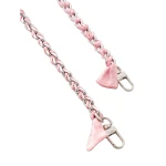 Amiri MA Quad Chain Strap in Pink Nickel | Bag Straps | Coveti