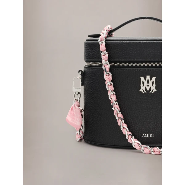 Amiri MA Quad Chain Strap in Pink Nickel, view 3 | Bag Straps | Coveti