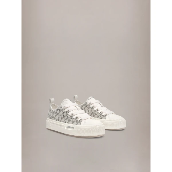 Amiri MA Quad Court Low Sneakers in Grey, view 2 | Sneakers | Coveti