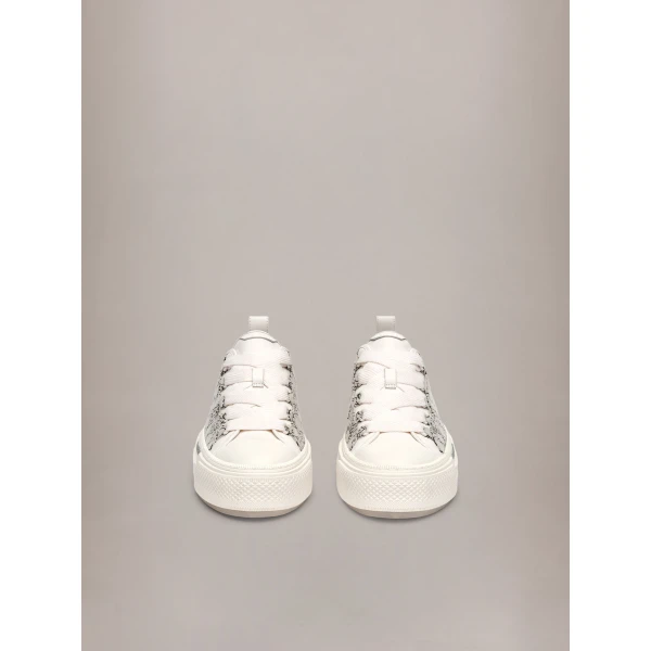 Amiri MA Quad Court Low Sneakers in Grey, view 3 | Sneakers | Coveti