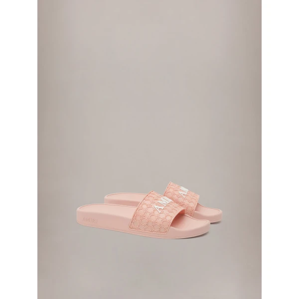 Amiri MA Quad Pool Slide in Evening Sand, view 2 | Flip Flops & Slides | Coveti