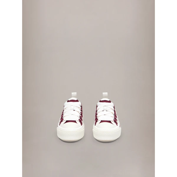 Amiri MA Quad Stars Court Low Sneakers in Aged Port, view 3 | Sneakers | Coveti