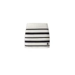 Amiri MA Striped Mini Skirt in Black Alabaster | Mini Skirts | Coveti