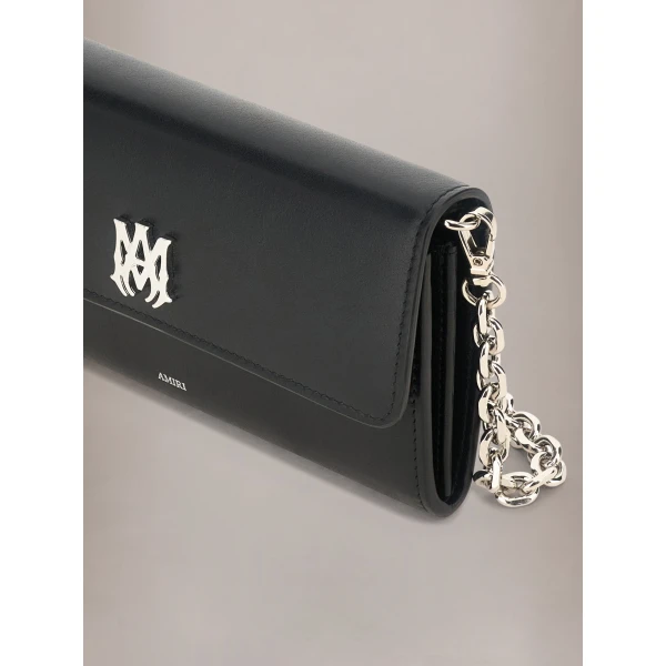 Amiri MA Wallet On Chain in Black, view 4 | Wallets & Purses | Coveti