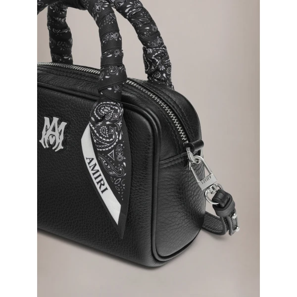 Amiri Micro Bowling Bag in Black, view 4 | Mini Bags | Coveti