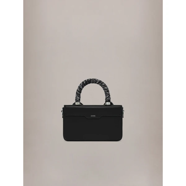 Amiri Micro Long MA Bag in Black, view 2 | Mini Bags | Coveti