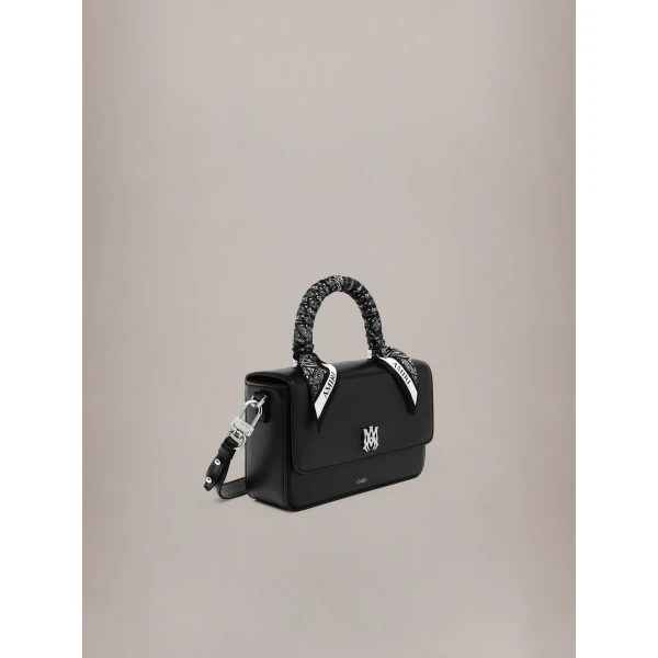 Amiri Micro Long MA Bag in Black, view 3 | Mini Bags | Coveti