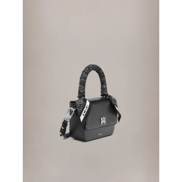 Amiri Micro MA Bag in Black, view 3 | Mini Bags | Coveti