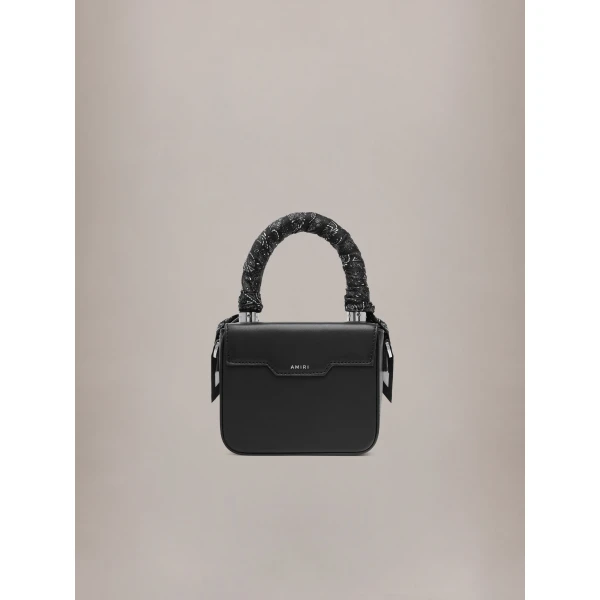 Amiri Micro MA Bag in Black, view 4 | Mini Bags | Coveti