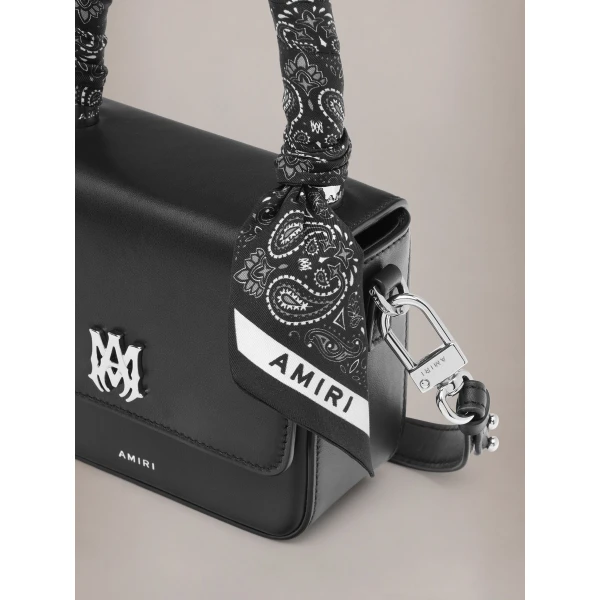Amiri Micro MA Bag in Black, view 5 | Mini Bags | Coveti