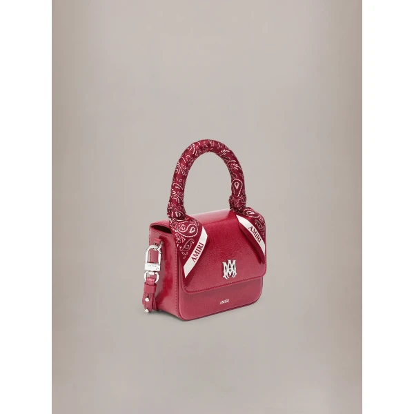 Amiri Micro MA Bag in Red Rose, view 4 | Mini Bags | Coveti