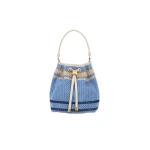 Amiri Micro MA Bucket Bag in Blue | Bucket Bags | Coveti