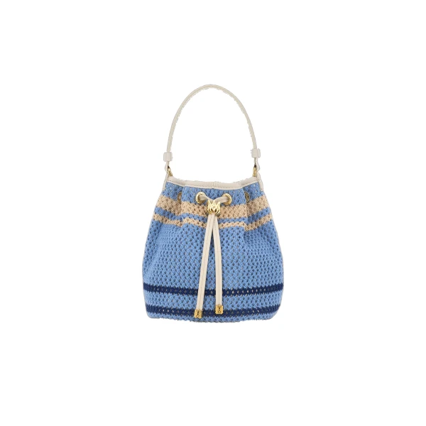 Amiri Micro MA Bucket Bag in Blue | Bucket Bags | Coveti