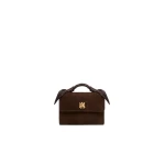 Amiri Micro MA Pochette Bag in Dark Brown | Mini Bags | Coveti