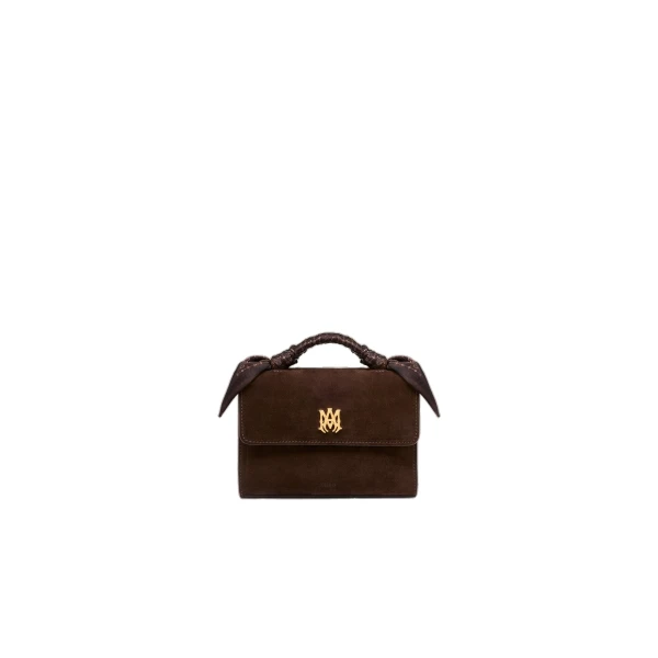 Micro MA Pochette Bag in Dark Brown