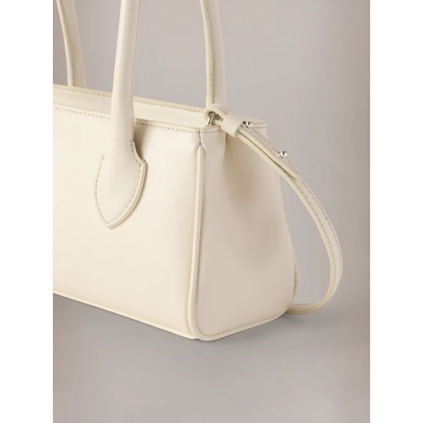 Amiri Mini Honey Bag in Winter White, view 5 | Mini Bags | Coveti