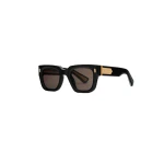 Amiri Mulholland Sunglasses in Black Gold | Sunglasses | Coveti