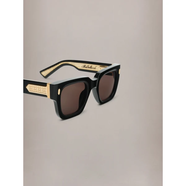 Amiri Mulholland Sunglasses in Black Gold, view 4 | Sunglasses | Coveti