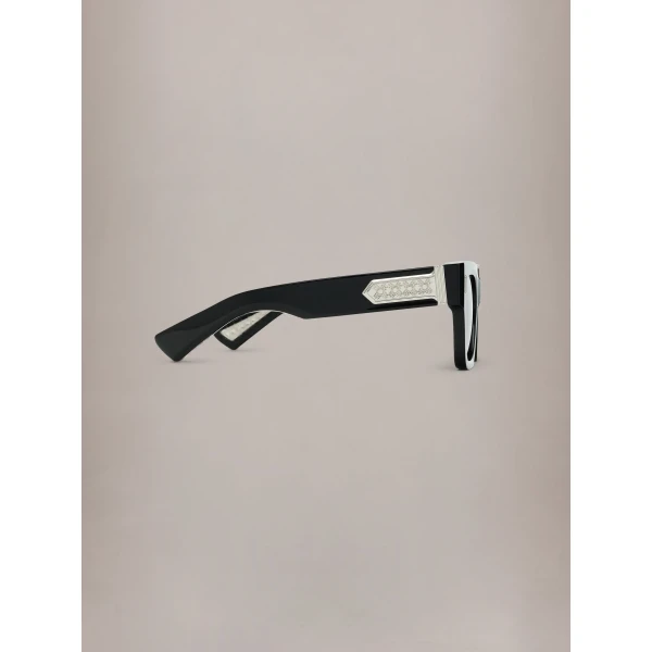Amiri Mulholland Sunglasses in Black Silver, view 3 | Sunglasses | Coveti