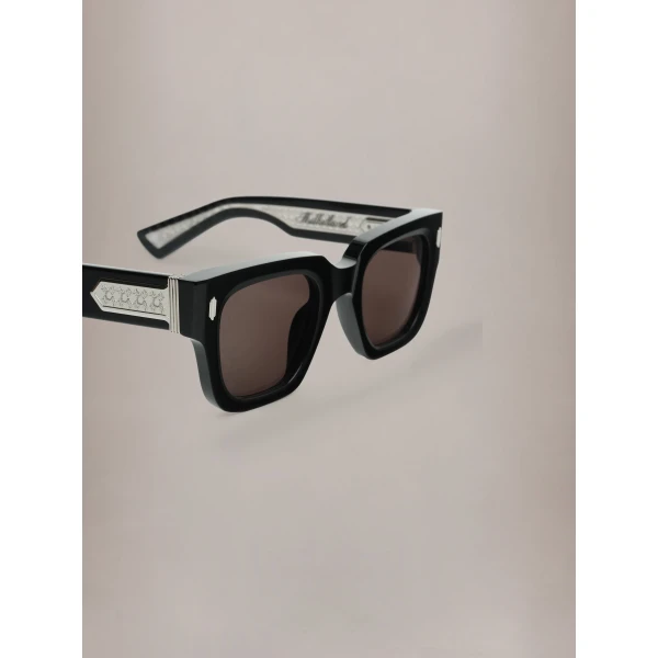 Amiri Mulholland Sunglasses in Black Silver, view 4 | Sunglasses | Coveti