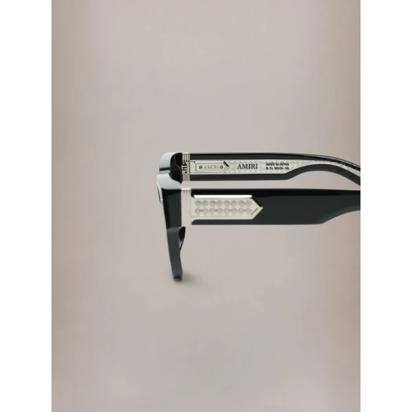 Amiri Mulholland Sunglasses in Black Silver, view 6 | Sunglasses | Coveti