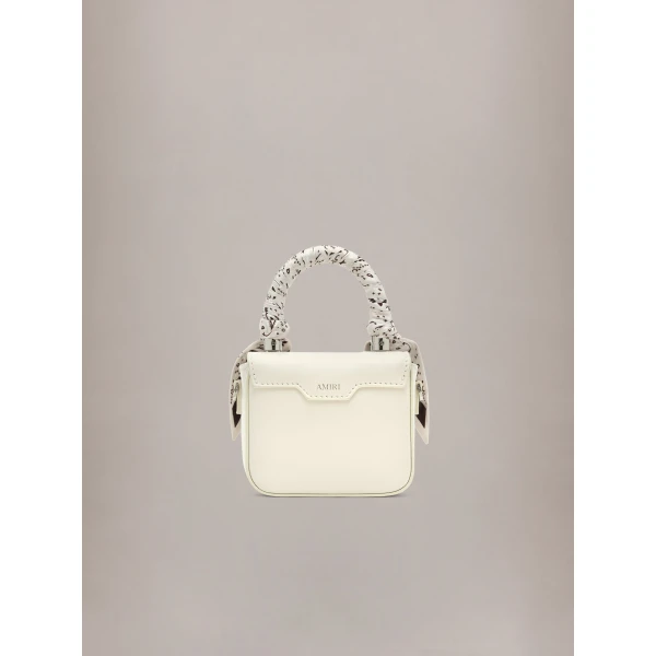 Amiri Nano MA Bag in Alabaster, view 2 | Mini Bags | Coveti