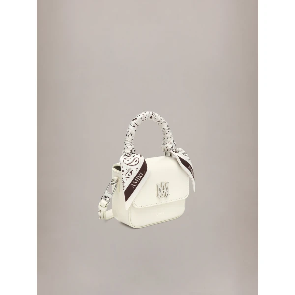 Amiri Nano MA Bag in Alabaster, view 3 | Mini Bags | Coveti