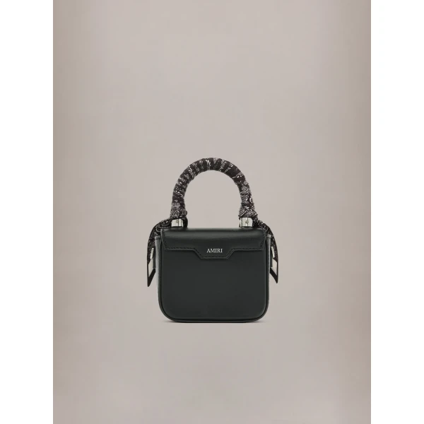 Amiri Nano MA Bag in Black, view 2 | Mini Bags | Coveti