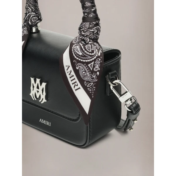 Amiri Nano MA Bag in Black, view 4 | Mini Bags | Coveti