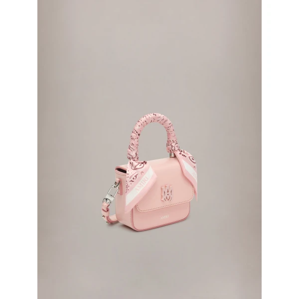 Amiri Nano MA Bag in Pink, view 3 | Mini Bags | Coveti