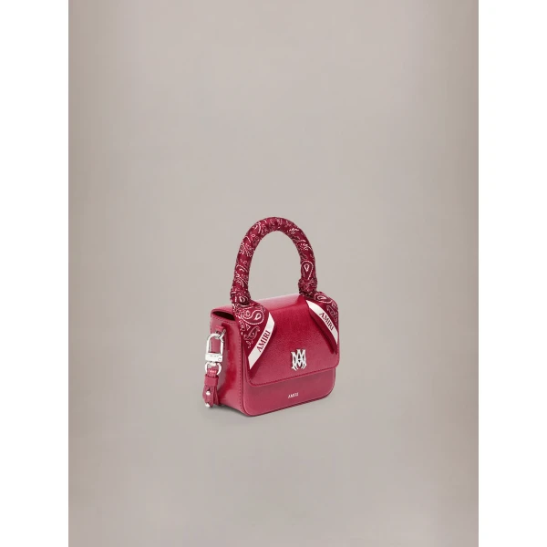 Amiri Nano MA Bag in Red Rose, view 4 | Mini Bags | Coveti