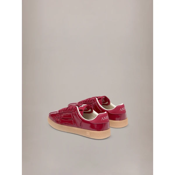 Amiri Pacific Bones Sneakers in Red Rose, view 4 | Sneakers | Coveti