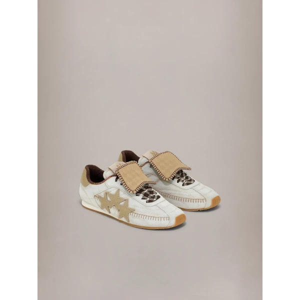 Amiri Pacific Flat Sneakers in Alabaster, view 2 | Sneakers | Coveti
