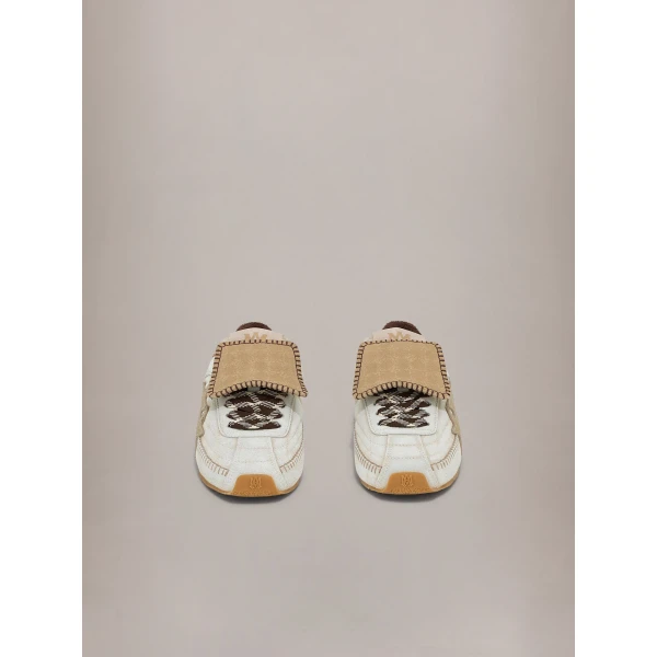 Amiri Pacific Flat Sneakers in Alabaster, view 3 | Sneakers | Coveti