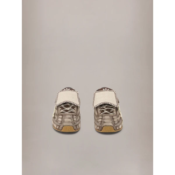 Amiri Pacific Flat Sneakers in Brown, view 3 | Sneakers | Coveti