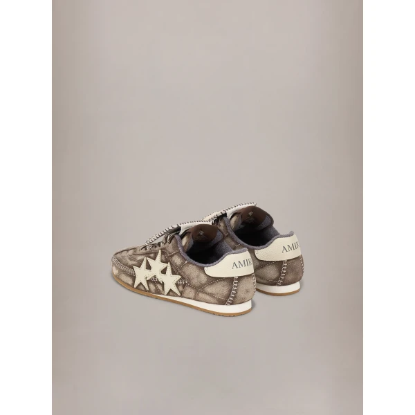 Amiri Pacific Flat Sneakers in Brown, view 4 | Sneakers | Coveti