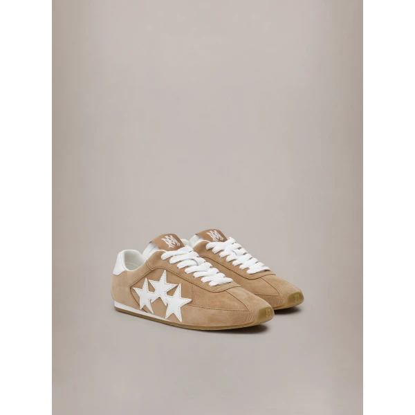Amiri Pacific Flat Sneakers in Camel, view 2 | Sneakers | Coveti